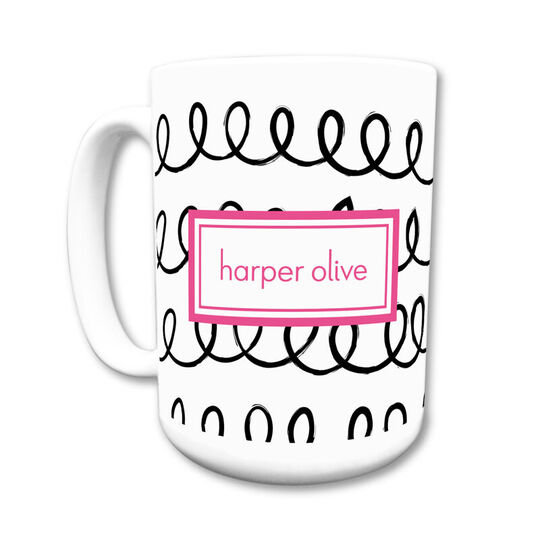 Curly Q Ceramic Mug